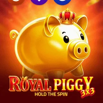 Kolikkopeli 3x3 Royal Piggy Hold the Spin studiolta Gamzix – Veikkaus